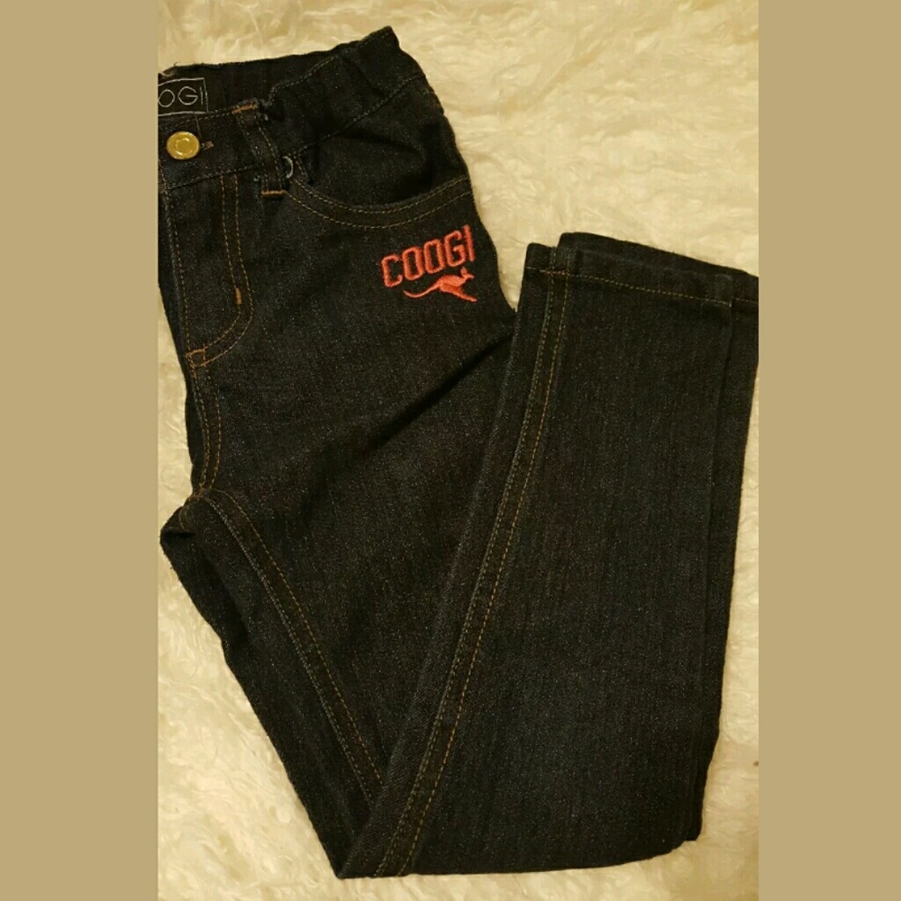 COOGI Blue Skinny Jeans jegging Pants Sz 5 Kids